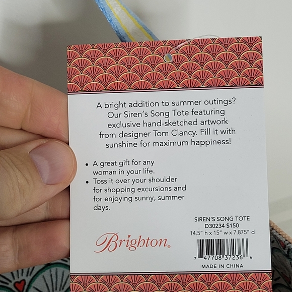 NWT Brighton Sirens Song Tote - Picture 6 of 6